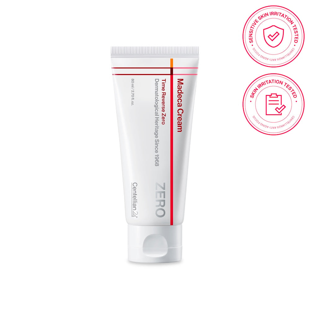 Centellian24 Madeca Cream Time Reverse Zero 80ml jar and packaging